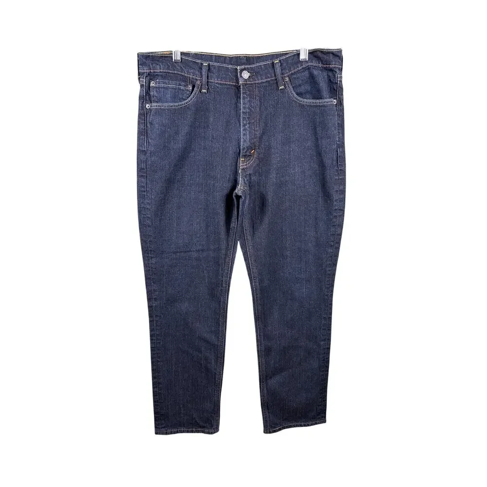 Levi's Strauss 541 Pants Denim Jeans Men's Size 38x32‎ Blue Dark Wash Mid Rise